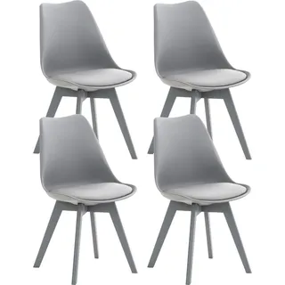 4er Set Linares Kunststoff & Farbe: grau/grau