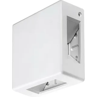 Rabalux 7318 Außenwandleuchte Lippa, 6W, 3000K, 360lm, weiß, warmweiß, IP54, 12x12cm - Weiß
