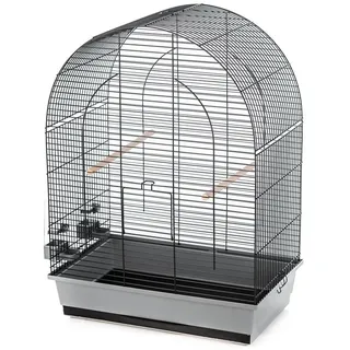 Laroy Group Duvo+ Vogelkäfig Lusi 3 grau/schwarz - Grau, Schwarz