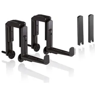 LECHUZA Balkonkastenhalter Wall schwarz 4,5 x 31 x 20 cm