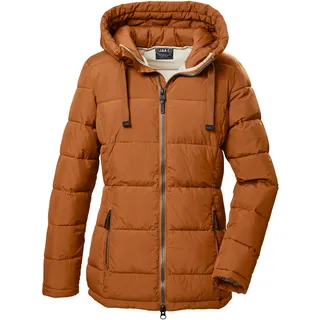 G.I.G.A. DX Damen Steppjacke mit Kapuze GW 68 WMN QLTD JCKT, hellrost, 46