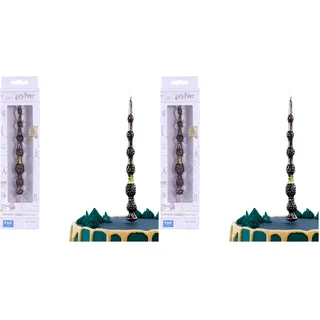 PME Harry Potter Zauberstab-Kerze, Elderwand (Packung mit 2)