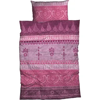 CASATEX Bettwäsche "Indi" 2 Stk. romantisch, orientalisch, weich und gemütlich, winterberry