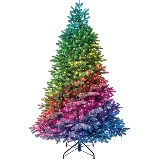 Evergreen Coloris künstlicher Weihnachtsbaum mit Beleuchtung 180 cm - Grün