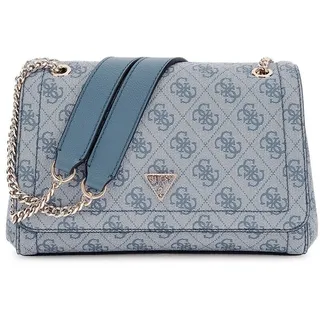 GUESS Noelle II Convertible Xbody Flap - Umhängetasche 24 cm Slate logo) - One Size