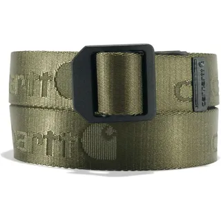 CARHARTT Nylon Webbing Ladder Lock Belt A0005768 - Army Green - 124.5 cm