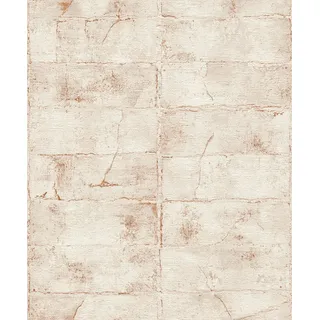 Rasch Textil Rasch Vliestapete »Concrete« 3D-Optik strukturiert, rot