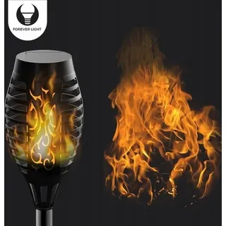 Solar-Fackel-Lampe für den Garten 96 LED Durchmesser 7cm 1500mAh Ni-Mh solar IP65