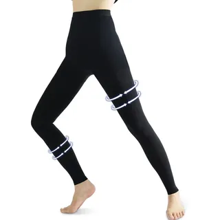 beister Medizinische Kompressionsstrümpfe Damen Lang, 20-30 mmHg Stützstrümpfe Herren, Undurchsichtig Zehenfreie Kompressionshose klasse 2 Solide Unterstützung für Krampfadern,Ödeme