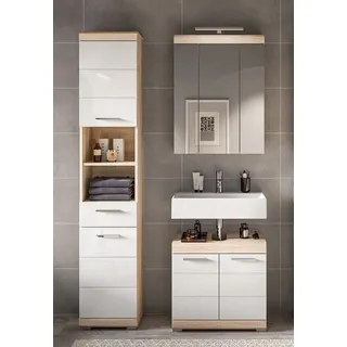 xonox.home Badkombination 3-tlg. Sonoma-Weiß