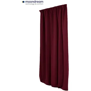 Wärmeschutzvorhang , Rot , Textil , Uni , 145x260 cm , Made in EU, Oeko-Tex® Standard 100 , beliebig kürzbar, Wärmeschutz, Satinoptik , Heimtextilien, Vorhänge, Fertigvorhänge, Thermovorhänge