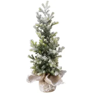 Boltze Home Tannenbaum Jute Topf 40 cm , Multicolor , Kunststoff , 40 cm , Dekoration, Weihnachtsdekoration, Christbäume & Zubehör