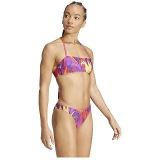 Adidas X Farm Neckholder Bikini - Bold Pink / Semi Spark - L