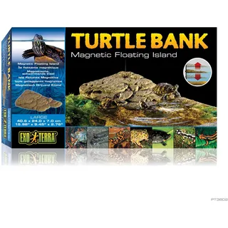 Exo Terra Turtle Bank magnetische, schwimmende Insel für Schildkröten, ideal für Aqua-Terrarien, groß