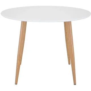 venture home Esszimmertisch 100 x 75 cm weiß