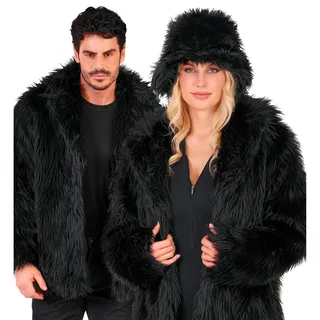 W WIDMANN MILANO Party Fashion - Kunstfell-Jacke für Damen und Herren, Plüschjacke, Kostüm, Party Outfit für Karneval & Festival