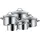 Provence Plus Topf-Set 5-tlg. Bratentopf + Fleischtopf + Stieltopf