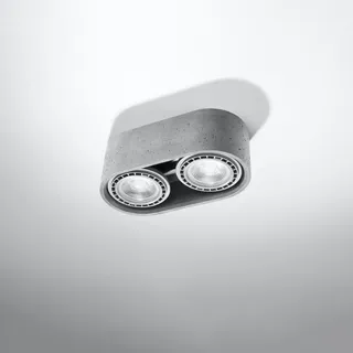 Atlantic Lighting Deckenleuchte BASIC 2 Beton