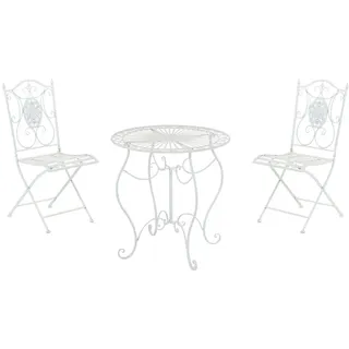 CLP Sitzgruppe Aldeano aus Eisen,weiß - Weiß
