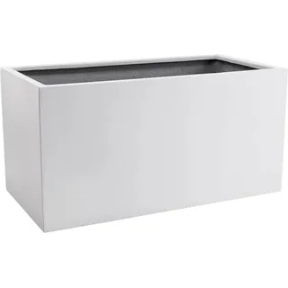 Vivanno Pflanzkübel Maxi 60 cm x 30 cm x 30 cm Weiß