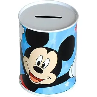 Disney Spardose Mickey Mouse aus Metall, nicht zu öffnen, 10 x 7,5 cm