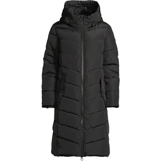 Steppmantel NEW VIEW "TM11", Damen, Gr. XL, schwarz, Obermaterial: 100% Polyester PES., regular fit, Mäntel Steppmantel, mit weitenregulierbarer Kapuze