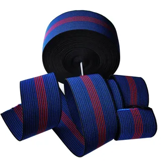 JINRUISI Elastisches Gurtband,hohe Elastizität, strapazierfähig, Dunkelblau, 7 cm breit, Polstermöbel, DIY, Sofa, Stuhl, Couch, Sitzgurt, Ersatz, Modifikations-Lasbelt (21M)