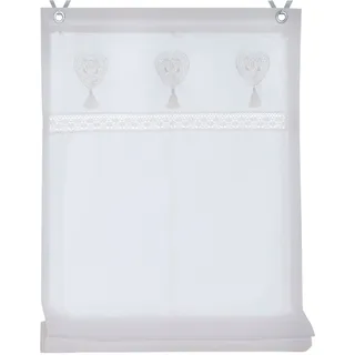 Heine Raffrollo HEINE HOME Gr. 3, weiß, B:80cm H:140cm, Raffrollos