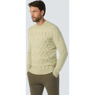 NO EXCESS Strickpullover mit Flecht-Struktur, beige