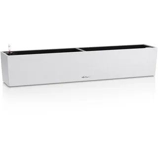 LECHUZA Balconera Stone 100 99 x 19 x 19 cm Quarzweiß