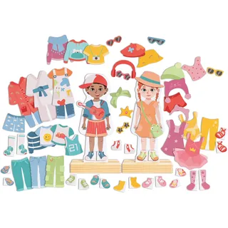 HaPe Magnetisches Anzieh-Puzzle inklusive Holzsockel, Kreativ-Set