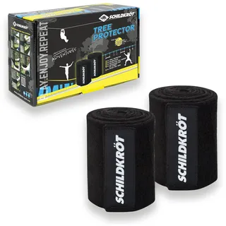 Donic Schildkröt Schildkröt Baumschutz für Slackline, Jungle Line, Zipline, Komplettes Set für 2 Bäume, XXL-Version, mit Klettverschluss für die leichte Montage