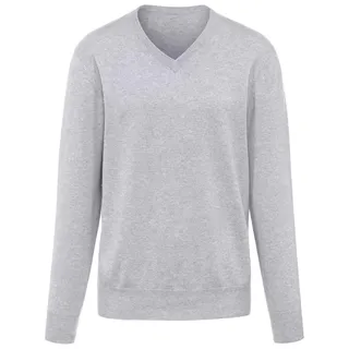 V-Pullover aus 100% Premium-Kaschmir Peter Hahn Cashmere grau