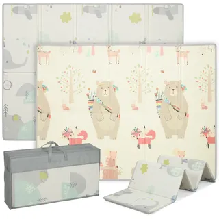 aiyaplay Kinderteppich 150 x 200 cm Mehrfarbig