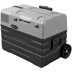 YetiCool PX42 GREY Elektrische Kompressor-Kühlbox, App Steuerung per Bluetooth, 12/24 V und 230 V, für Auto, LKW, Boot, Camping Kühlschrank