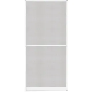 hecht International Insektenschutz-Tür Alu-Türbausatz 120 x 240 cm Weiß