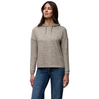 Damen Melange Hoodie Shirt