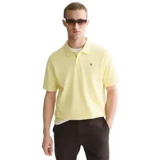 Scotch & Soda 183793 Relaxed Fit Kurzarm-poloshirt - Pastel Yellow - 2XL