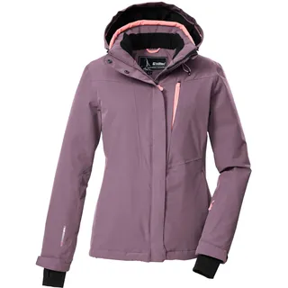 KILLTEC Damen Skijacke/Funktionsjacke mit abzippbarer Kapuze und Schneefang KSW 25 WMN SKI JCKT, violett, 38, 43411-000