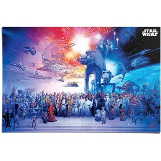 Reinders! Reinders Poster "Star Wars - universe", farbe bild(er): blau