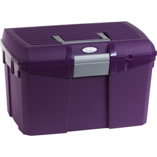 Norton 700004 Tack Box, Violett/Grau, 40 x 27.5 x 24.5 cm