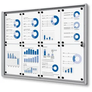 Showdown Displays SHOWDOWN Schaukasten Economy 8xA4 si