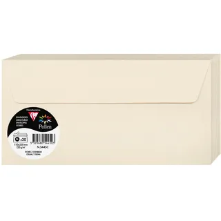Clairefontaine DL Pollen 120 g/m2 Elfenbein 20 St.
