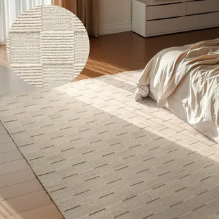 Villeroy & Boch Scala Wollteppich 120 x 170 cm Weiß
