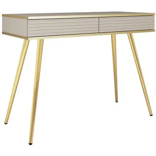 masseno Venezia Konsolentisch 102x80x50 cm Beige