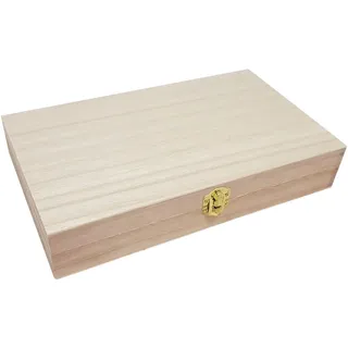 Playwood Pinselbox Paulownia Holz - Weiß