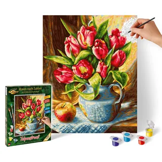 Schipper Malen nach Zahlen Tulpenstrauß 1 St. 24 x 30 cm mehrfarbig