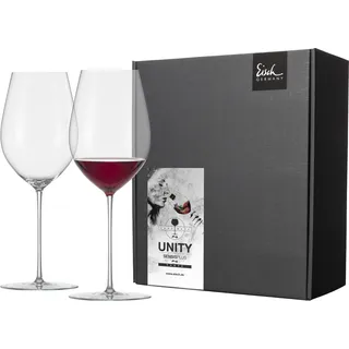 EISCH 2 Rotweingläser 522/2 im Geschenkkarton Festivity UNITY SENSISPLUS 25224020/ 180088 - Transparent