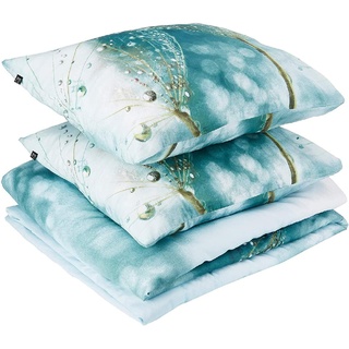 Zo!Home Satin Duvet Cover April 240 Green