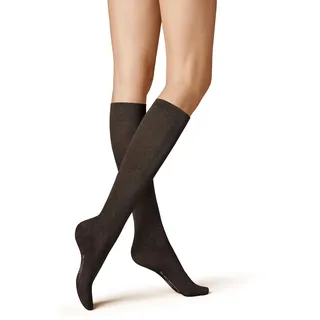 KUNERT Damen Kniestrümpfe Fly&Care® Stützklasse III effektive Stützwirkung 30 DEN Brown-mel. 8210 37-38